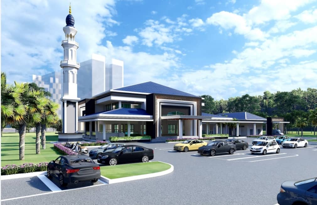 Sejarah pembinaan Masjid Taman Nusa Bayu